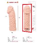 Насадка на член Kokos Extreme Sleeve ES.10 розмір M, потовщувальна, стимулюючий рельєф - мініатюра 5
