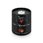 Масажна свічка Plaisirs Secrets Pomegranate (80 мл) подарункова упаковка, керамічний посуд - мініатюра 3