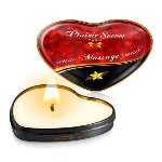 Масажна свічка-серце Plaisirs Secrets Vanilla (35 мл) - мініатюра 1