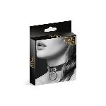 Чокер з кільцем для повідця Bijoux Pour Toi - FETISH Black, екошкіра - мініатюра 3