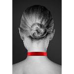 Чокер з замочком-сердечком Bijoux Pour Toi - HEART LOCK Red, екошкіра - мініатюра 2