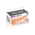 Фалоімітатор із рухомою крайньою плоттю Real Body — Real JO, діаметр 4 см, TPE - мініатюра 2