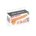 Фалоімітатор із рухомою крайньою плоттю Real Body — Real Max, діаметр 4,3 см, TPE - мініатюра 2