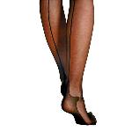 Панчохи Anne De Ales FLORA T2 Black - мініатюра 4