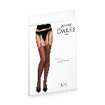 Панчохи з поясом Anne De Ales LEA T2 Black, відмінно для pinup стилю - мініатюра 3