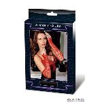 Мітенки сітка Anne De Ales Red - мініатюра 3