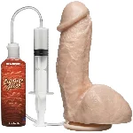 Фалоімітатор, що кінчає Doc Johnson The Amazing Squirting Realistic Cock, ПВХ, діаметр 5,1см - мініатюра 1