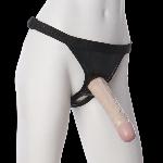 Трусики зі страпоном Doc Johnson Vac-U-Lock 8 Inch Classic Dong Ultra Harness, ПВХ, діаметр 3,8см - мініатюра 1