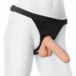 Трусики зі страпоном Doc Johnson Vac-U-Lock 7 Inch ULTRASKYN Ultra Harness, діаметр 4,3 см - мініатюра 1