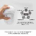 Вібромастурбатор Tenga Flip Zero Electronic Vibration White, змінна інтенсивність, розкладний - мініатюра 7