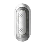 Вібромастурбатор Tenga Flip Zero Electronic Vibration White, змінна інтенсивність, розкладний - мініатюра 1