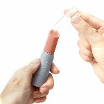 Вібратор-помада IROHA STICK Grey, плавне збільшення потужності - мініатюра 5