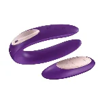 Вібратор для пар Satisfyer Double Plus Remote з пультом ДК та двома моторчиками - мініатюра 1