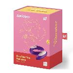Вібратор для пар Satisfyer Double Plus Remote з пультом ДК та двома моторчиками - мініатюра 2