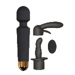 Мінівібромасажер Dorcel Kit Wanderful з насадками (анальна і вагінальна), водонепроникний - мініатюра 1