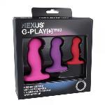 Набір вібромасажерів простати Nexus G-Play Trio Plus, макс діаметр 2,3-3,0-3,5 см, для новачків - мініатюра 2