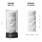 Мастурбатор Tenga 3D Polygon, дуже ніжний, з антибактеріального еластомеру зі сріблом - мініатюра 2