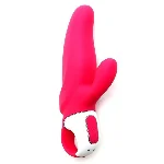 Потужний вібратор-кролик Satisfyer Vibes Mr. Rabbit, два мотори, литий силікон, 12 режимів роботи - мініатюра 1