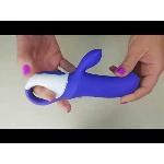 Потужний вібратор-кролик Satisfyer Vibes Magic Bunny, два мотори, литий силікон, 12 режимів роботи - мініатюра 3