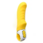 Потужний вібратор Satisfyer Vibes Yummy Sunshine з гнучким стовбуром і стимул. рельєфом, 12 режимів - мініатюра 1