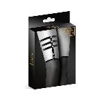 Гартер на ногу Bijoux Pour Toi - 3 THONGS Black, сексуальна підв'язка, екошкіра - мініатюра 3