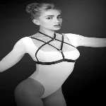 Портупея на груди Bijoux Pour Toi - ALYSSA, еластичний поліестер - мініатюра 1
