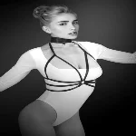 Портупея на груди Bijoux Pour Toi - JULIA, еластичний поліестер - мініатюра 1