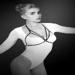 Портупея на груди Bijoux Pour Toi - MORGANE, еластичний поліестер - мініатюра 1