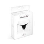 Трусики-стрінги з доступом Fashion Secret ANGELA Black - мініатюра 3