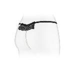 Трусики-стрінги з перлинною ниткою Fashion Secret KATIA Black - мініатюра 2