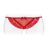 Трусики-стрінги з перлинною ниткою Fashion Secret KATIA Red - мініатюра 1