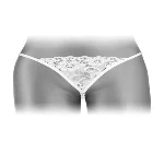 Трусики-стрінги з перлинною ниткою Fashion Secret VENUSINA White - мініатюра 1