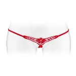 Трусики-стрінги з доступом Fashion Secret DANUTA Red - мініатюра 1
