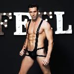 Чоловічий еротичний костюм "Відвертий Фред" One Size Black - мініатюра 5