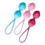 Вагінальні кульки Satisfyer V Balls (3 пари), діаметр 3,4 см, маса 79-114-150г, монолітні - мініатюра 1
