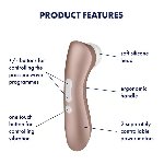 Вакуумний кліторальний стимулятор Satisfyer Pro 2+ Vibration з вібрацією - мініатюра 8