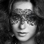 Маска на обличчя Bijoux Indiscrets - Dalila Mask, вінілова, клейове кріплення, без зав'язок - мініатюра 2
