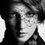 Маска на обличчя Bijoux Indiscrets - Kristine Mask, вінілова, клейове кріплення, без зав'язок - мініатюра 2