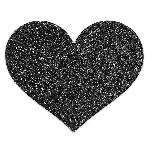 Прикраса на соски Bijoux Indiscrets – Flash Heart Black - мініатюра 2