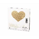 Пестіс - стикини Bijoux Indiscrets - Flash Heart Gold, наклейки на соски - мініатюра 3