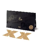 Пестіс - стикини Bijoux Indiscrets - Flash Cross Gold, наклейки на соски - мініатюра 1