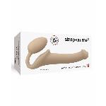 Безремінний страпон Strap-On-Me Flesh M, повністю регульований, діаметр 3,3 см - мініатюра 4