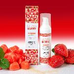 Масажна олія EXSENS Strawberry 50 мл розігрівальна, без цукру, без парабенів, їстівна - мініатюра 2