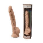 Фалоімітатор SilexD Tomas Flesh (MODEL 1 size 9in), двошаровий, силікон + Silexpan, діаметр 4,9см - мініатюра 8
