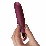Потужний вібратор Rocks Off Chaiamo Burgundy, soft-touch силікон, до 3-х годин роботи, водостійкий - мініатюра 2