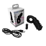 Ерекційне віброкільце Bathmate Vibe Ring Tickle з великим стимулятором клітора або яєчок - мініатюра 1