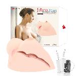 Мастурбатор Kokos Juilana Breast 2WayPlus з функцією масажу та вібрацією - мініатюра 8