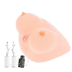Мастурбатор Kokos Juilana Breast 2WayPlus з функцією масажу та вібрацією - мініатюра 1
