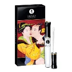 Стимулювальний блиск для губ Shunga LIPGLOSS – Sparkling Strawberry Wine (10 мл), ефект поколювання - мініатюра 1