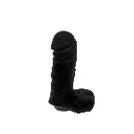 Мило у формі пеніса Чистий Кайф Black size M, крафтове мило-член, натуральне - мініатюра 1